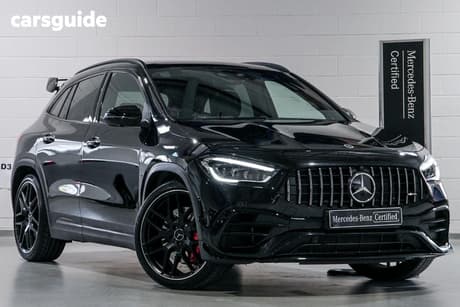 Purple 2021 Mercedes-Benz GLA45 Wagon S 4Matic+