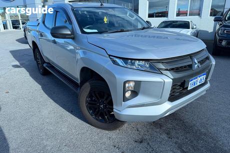 Silver 2022 Mitsubishi Triton Double Cab Pick Up Glx-R (4X4)