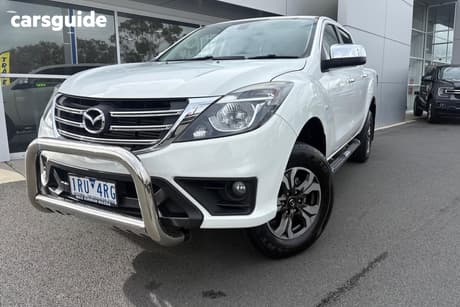 White 2020 Mazda BT-50 Dual Cab Utility Xtr (4X2) (5Yr)