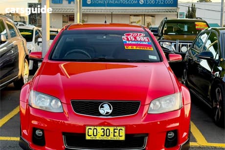Red 2012 Holden UTE Ute Tray SV6 Z SERIES R