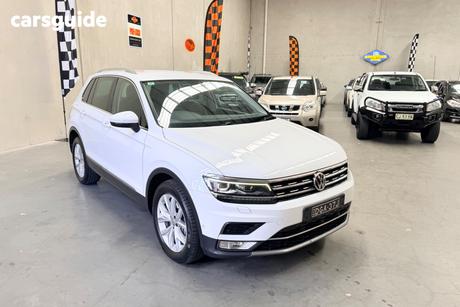 White 2017 Volkswagen Tiguan Wagon 140 Tdi Highline