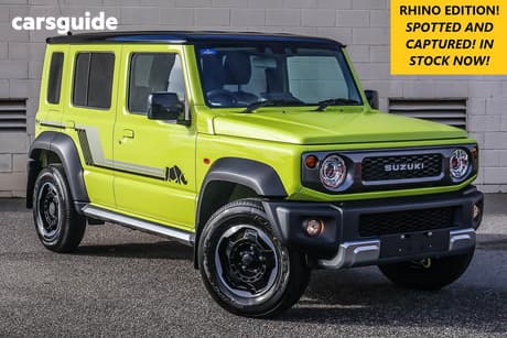 Yellow 2026 Suzuki Jimny Wagon Rhino