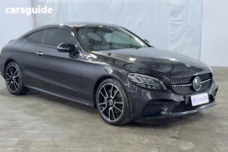 Grey 2021 Mercedes-Benz C200 Coupe
