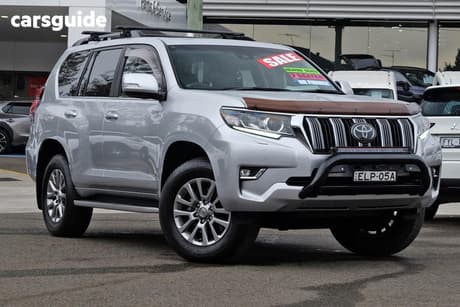 Silver 2021 Toyota Landcruiser Prado Wagon Kakadu