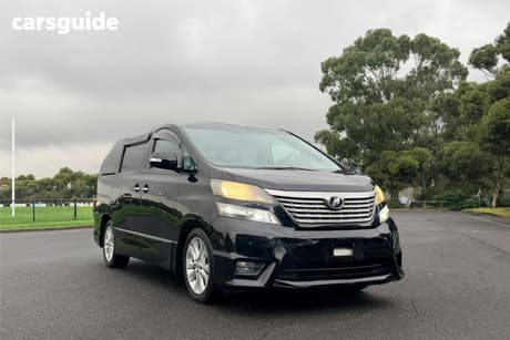 Black 2011 Toyota Vellfire Commercial 2.4Z