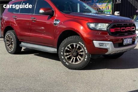 Red 2015 Ford Everest Wagon Trend