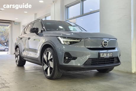 Grey 2023 Volvo XC40 Wagon Recharge Twin Pure Electric