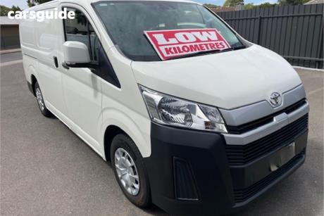 White 2021 Toyota HiAce Van Lwb