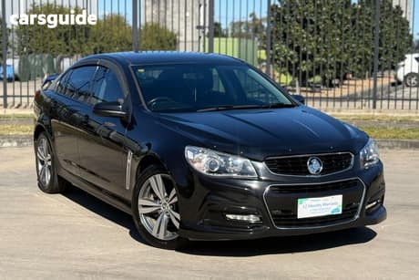 Black 2015 Holden Commodore Sedan Ss