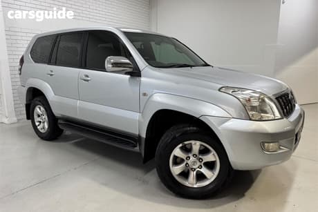 Silver 2003 Toyota Landcruiser Wagon Gxl (4X4)