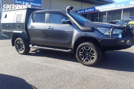 Grey 2023 Toyota Hilux Double Cab Chassis Sr5 (4X4)