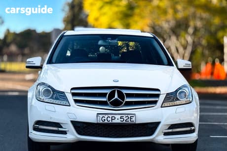 White 2011 Mercedes-Benz C250 Sedan Avantgarde Be