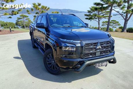 Black 2025 Mitsubishi Triton Double Cab Pick Up Gsr (4X4) 1T Payload