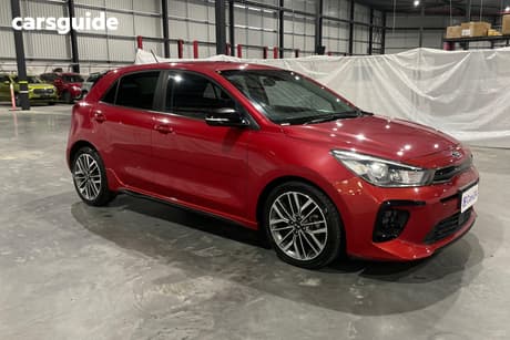 Red 2019 Kia RIO Hatchback Gt-Line