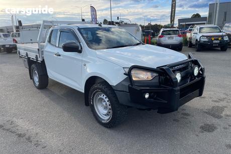 White 2021 Isuzu D-MAX Space Cab Chassis Sx (4X4)