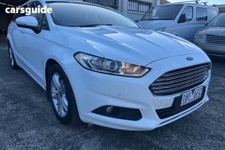White 2015 Ford Mondeo Wagon Ambiente Tdci