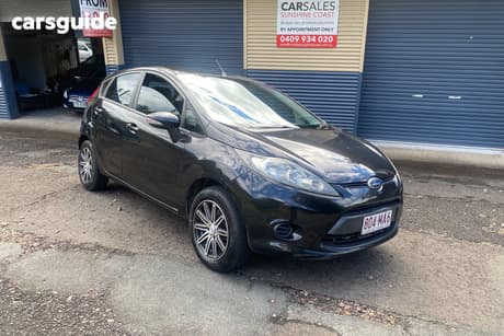 Black 2012 Ford Fiesta Sedan Lx