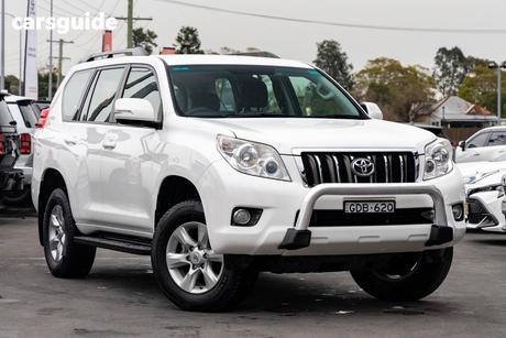 White 2011 Toyota Landcruiser Prado Wagon Gxl (4X4)