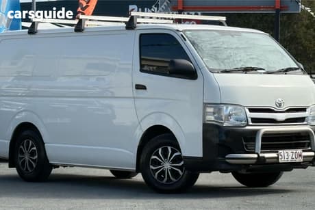 White 2012 Toyota HiAce Van Lwb