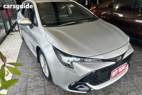 Silver 2024 Toyota Corolla Hatchback Ascent Sport