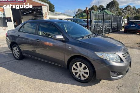 Grey 2010 Toyota Corolla Sedan Ascent