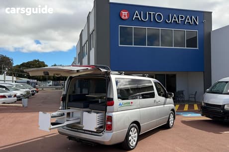 Silver 2005 Nissan Elgrand OtherCar 4X4 LUXURY OFF GRID CAMPERVAN - EL-TWIN, 4WD - SUNROOF / MOONROOF