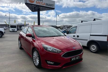 Red 2015 Ford Focus Hatchback Sport