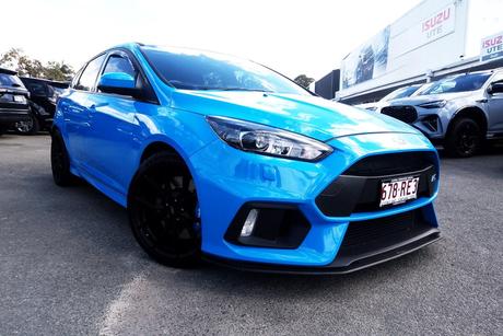 Blue 2017 Ford Focus Hatchback Rs