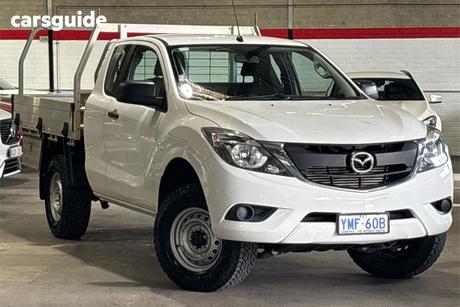 White 2017 Mazda BT-50 Freestyle Cab Chassis Xt (4X2)