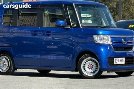 Blue 2020 Honda N-Box SUV
