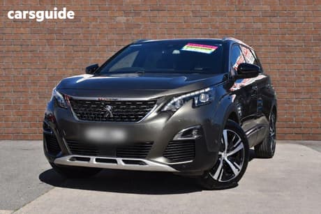 Grey 2017 Peugeot 5008 Wagon Gt Line