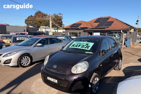 Purple 2010 Nissan Micra Hatchback St