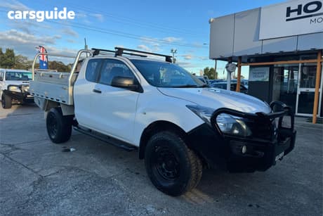 White 2019 Mazda BT-50 Freestyle Cab Chassis Xt (4X4) (5Yr)