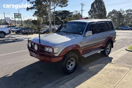 Silver 1990 Toyota Landcruiser SUV LIMITED