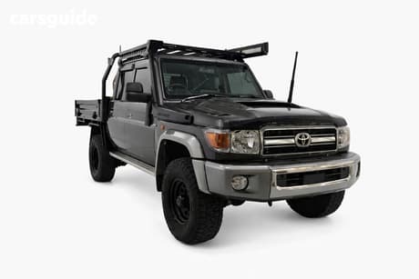 Grey 2020 Toyota Landcruiser Double Cab Chassis Gxl