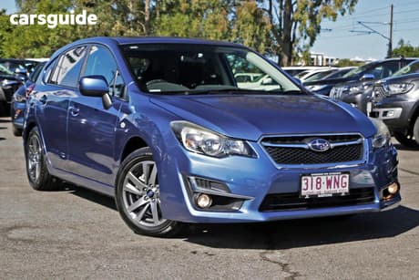 Blue 2016 Subaru Impreza Hatchback 2.0L (Awd)