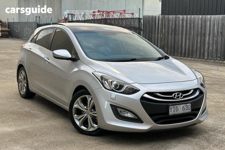 Silver 2012 Hyundai I30 Hatchback Premium 1.6 Crdi