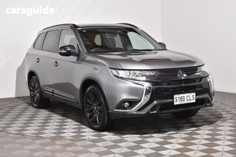 Grey 2021 Mitsubishi Outlander Wagon Black Edition 7 Seat (Awd)