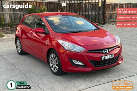 Red 2012 Hyundai I30 Hatchback Active