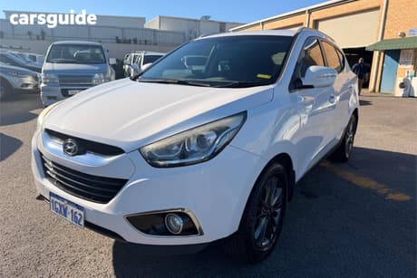 White 2014 Hyundai IX35 Wagon Elite (Fwd)