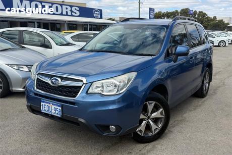 Blue 2014 Subaru Forester Wagon 2.5I