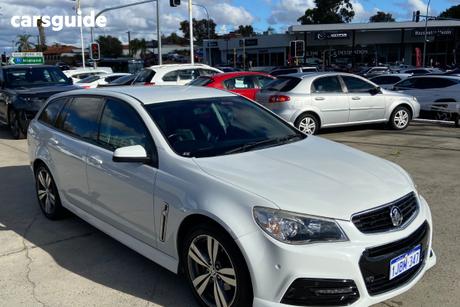 White 2015 Holden Commodore Sportswagon Sv6