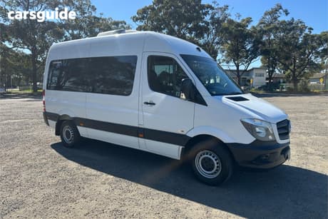 White 2015 Mercedes-Benz Sprinter Van 316Cdi Lwb Hi Roof