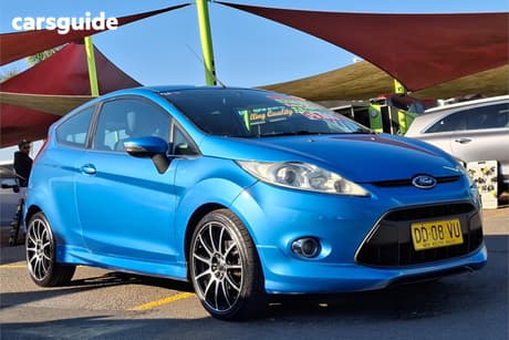 Blue 2009 Ford Fiesta Hatchback Zetec