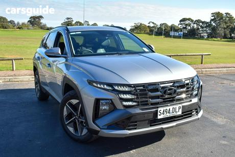 Silver 2026 Hyundai Tucson Wagon Elite Hybrid (Fwd)