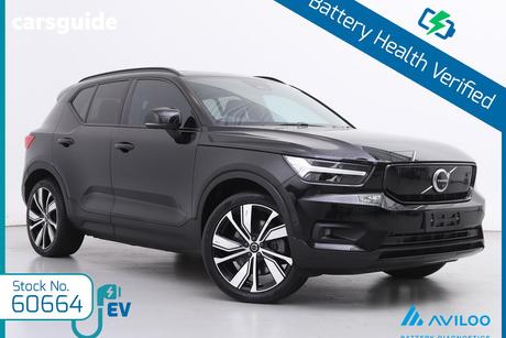 Black 2022 Volvo XC40 Wagon Recharge Twin Pure Electric