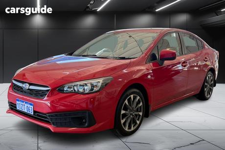 Red 2021 Subaru Impreza Sedan 2.0I (Awd)