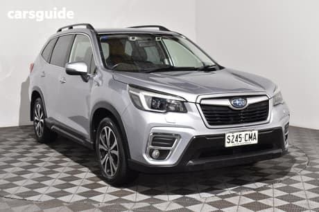 Silver 2021 Subaru Forester Wagon 2.5I Premium (Awd)