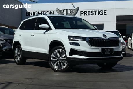 White 2023 Skoda Karoq Wagon Style 110Tsi