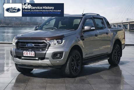 Silver 2020 Ford Ranger Double Cab Pick Up Wildtrak 2.0 (4X4)